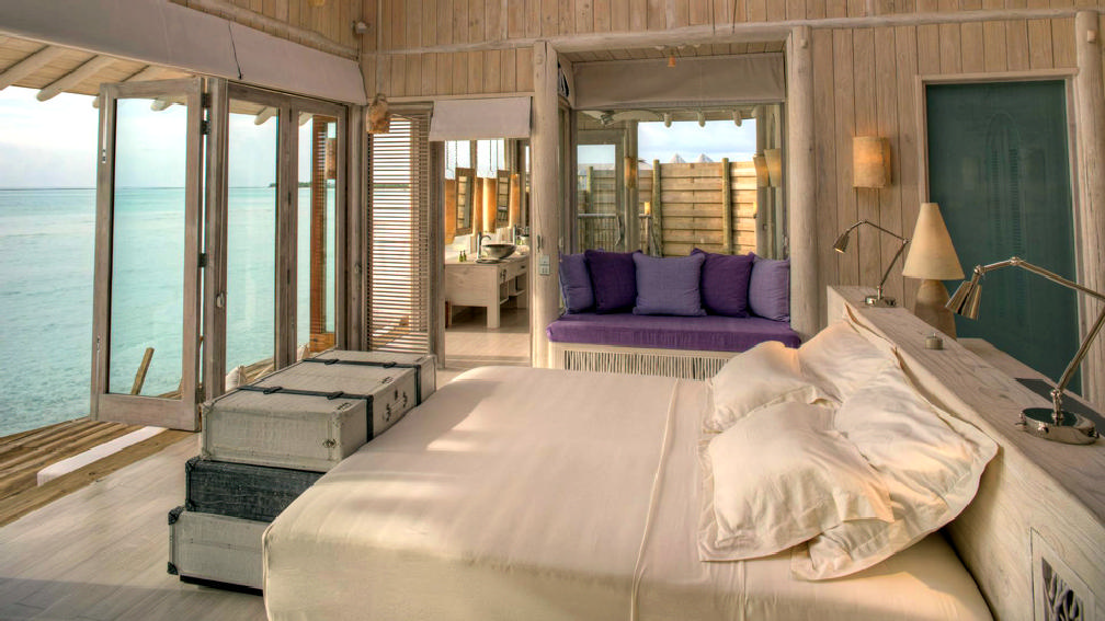 One-bedroom Water Retreat with slide at Soneva Jani, Maldives