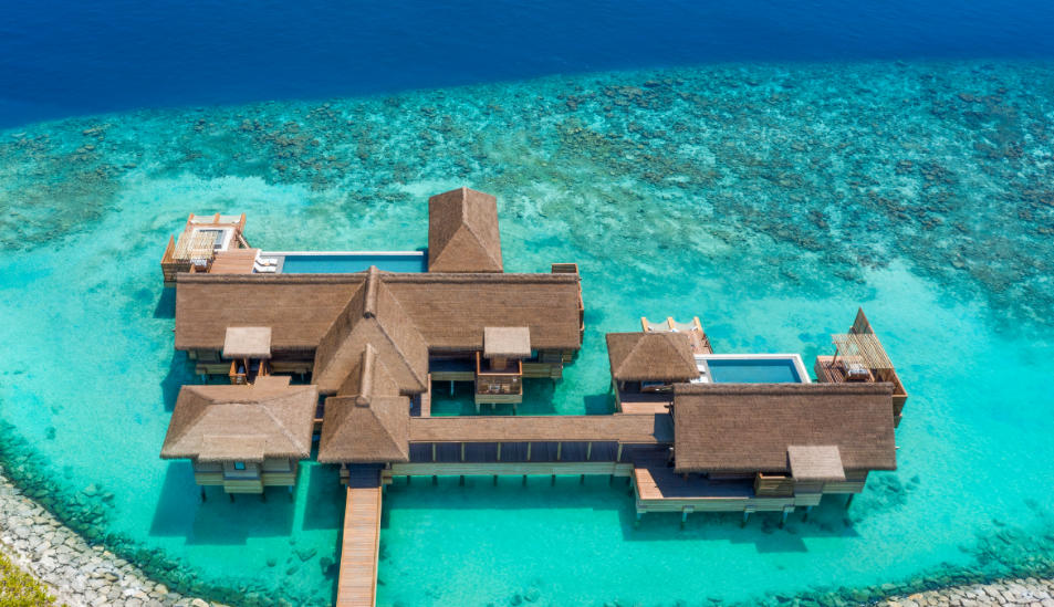Maldives Waldorf Astoria Maldives Ithaafushi Three Bedroom Overwater Villa With Two Pools Blog
